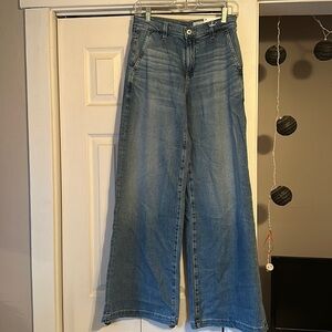 AG Low Slung Palazzo jeans